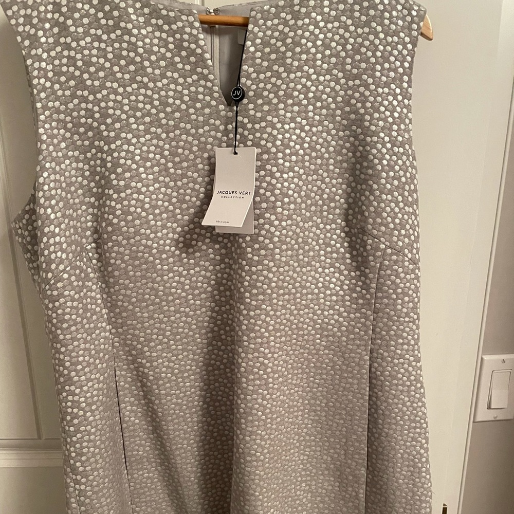 Beautiful grey dress with dots
